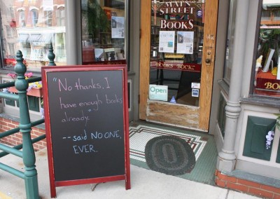 Sandwich Boards Enough Books