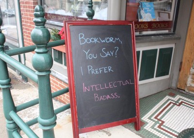 Sandwich Boards Intellectual Badass