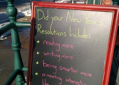 Sandwich Boards New Years