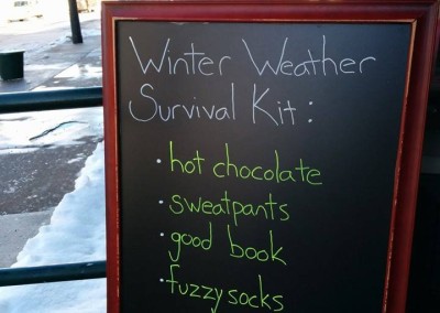 Sandwich Boards WinterWeatherSurvival