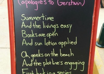 Sandwich Boards Summer Reading