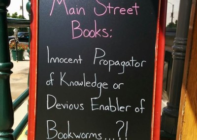 Sandwich Boards Bookworm